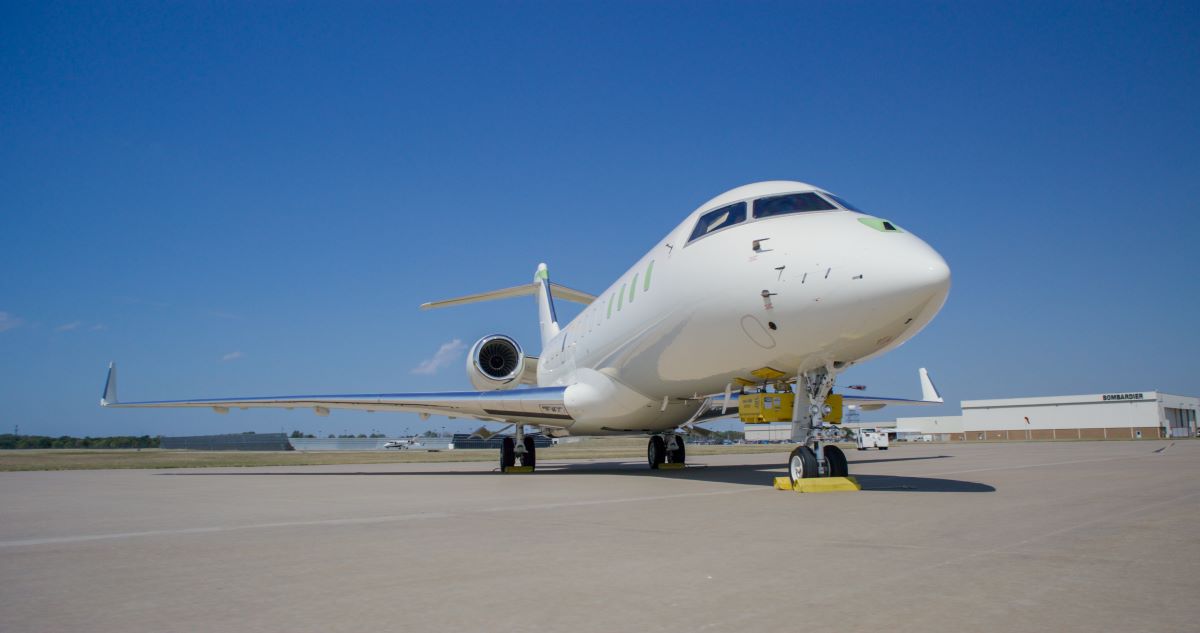 Bombardier Global 6500 aircraft delivered to the U.S. Army in support of the HADES program.