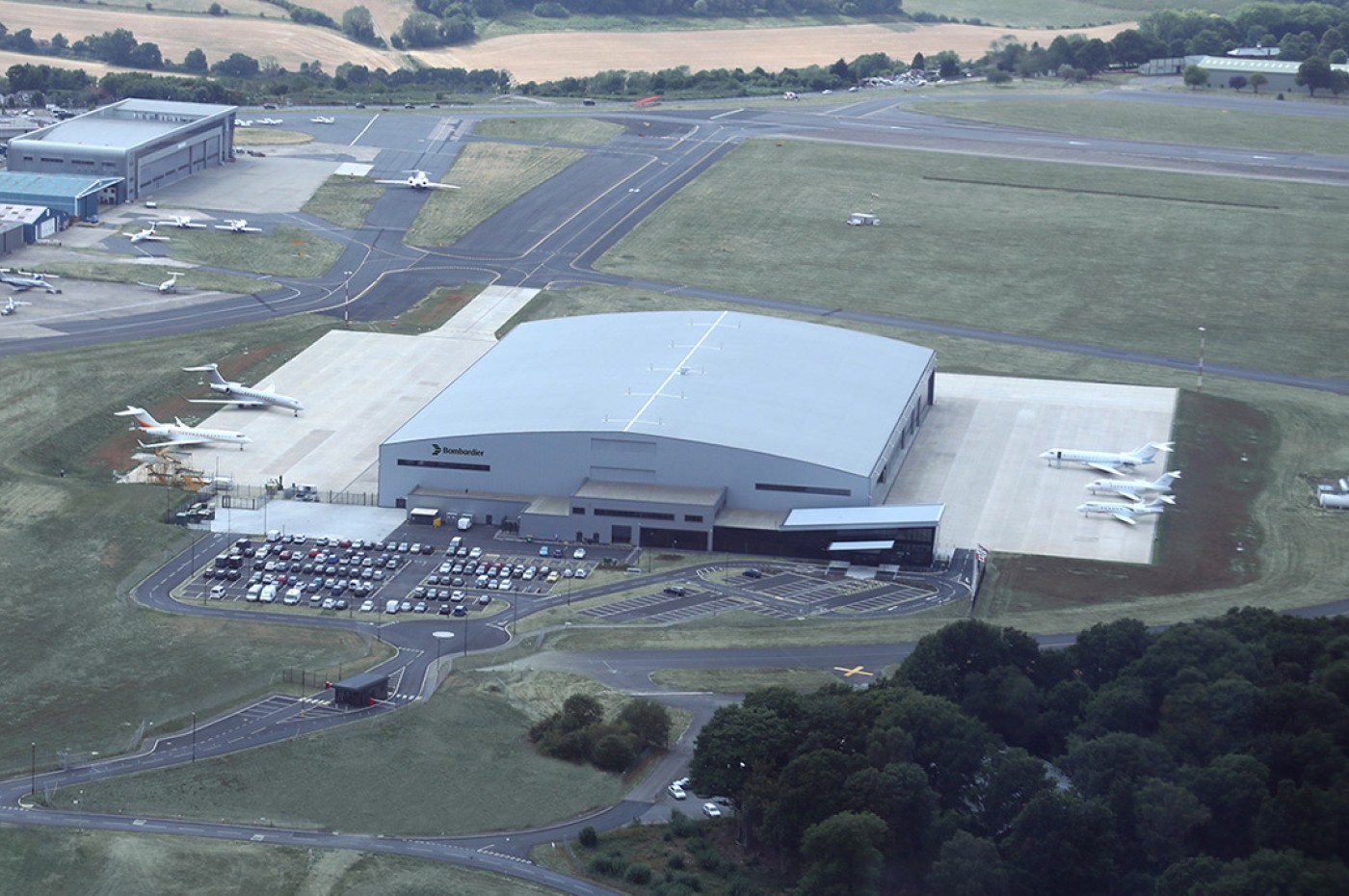 London Biggin Hill Service Centre aerial view