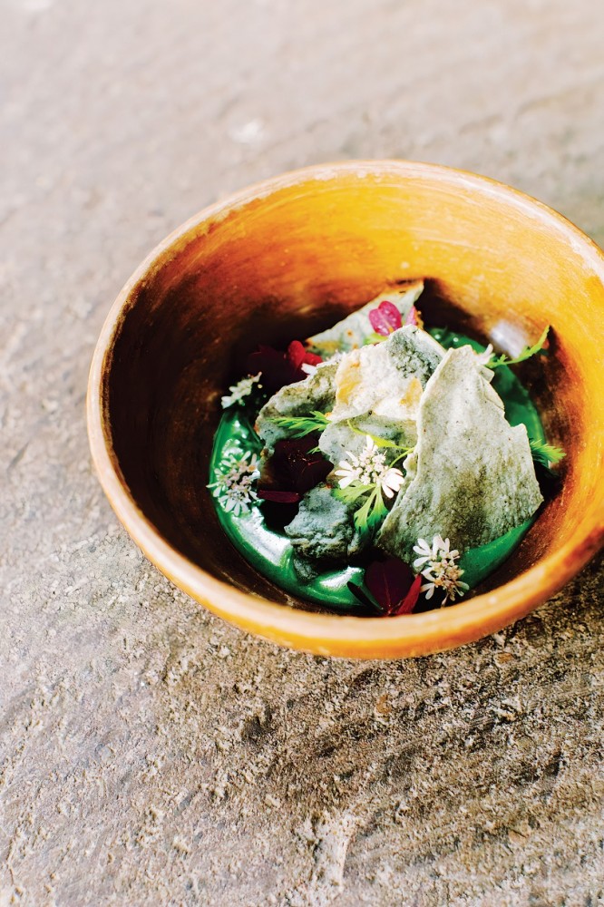 Sublime side dishes at Quintonil restaurant