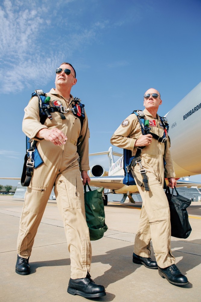 History-making test pilots.