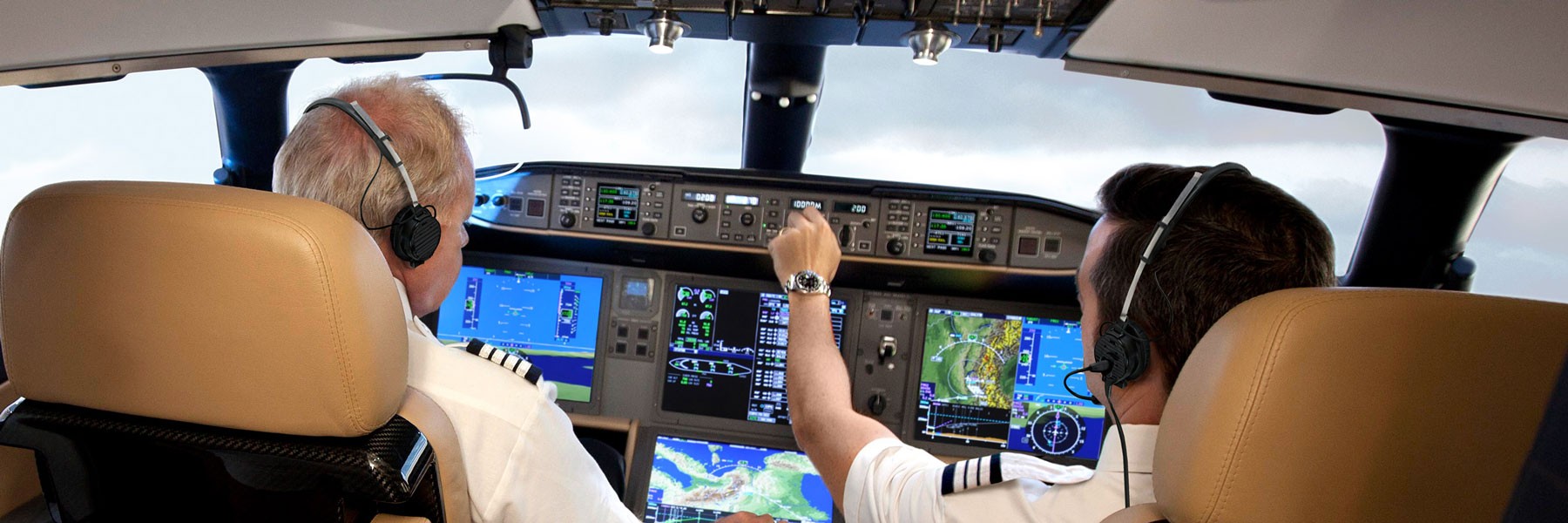 Global 7500 - Bombardier Vision flight deck